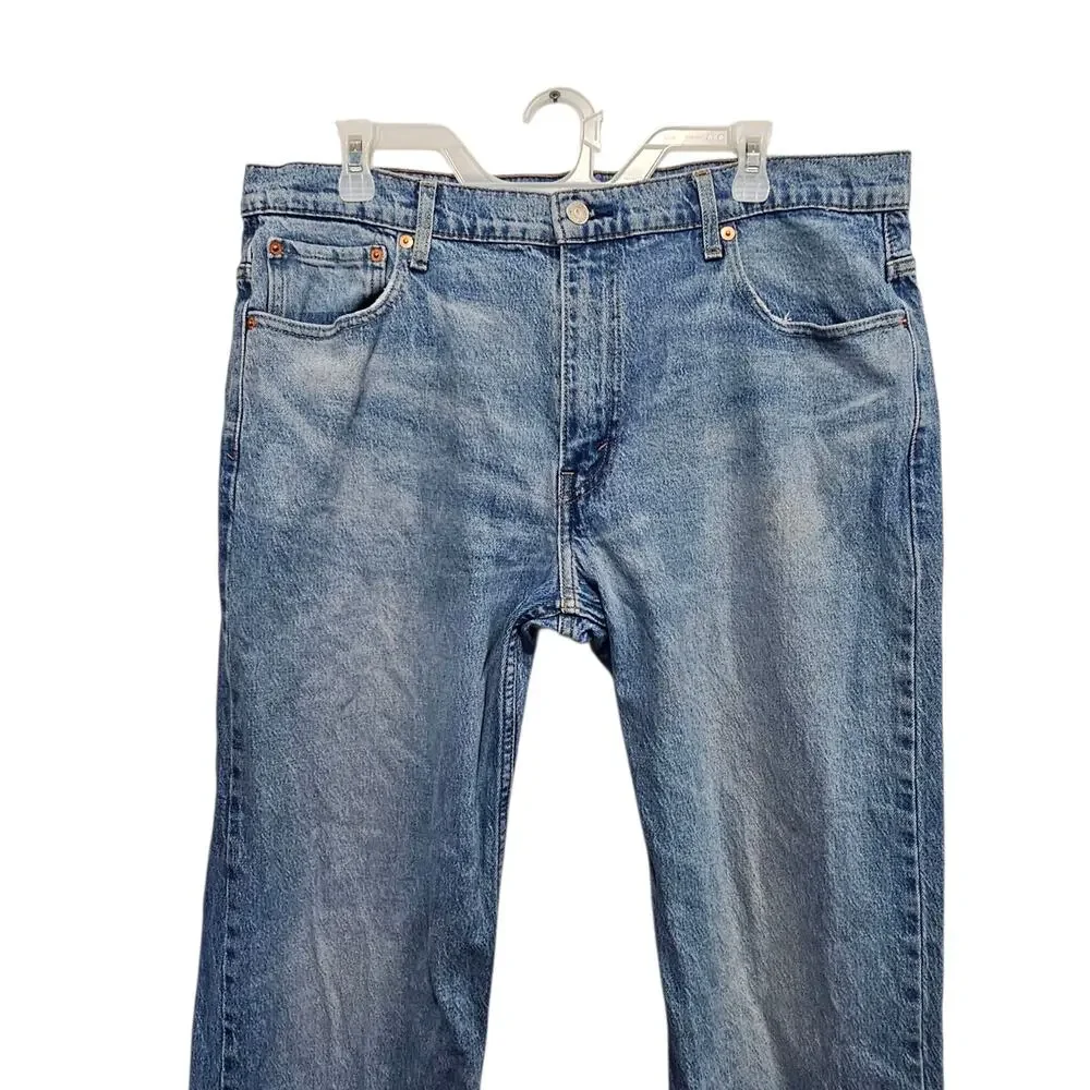 Levi's Light Blue Straight‎ Denim Men's 569's Jeans Size 36x34